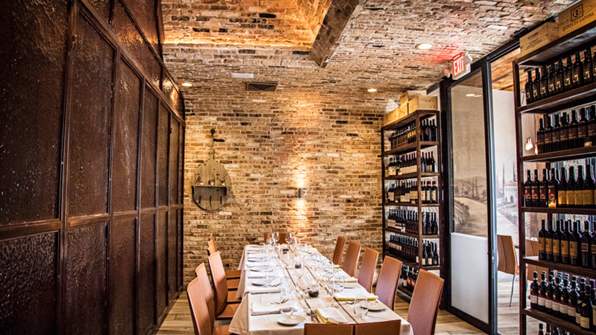 The Venice wine cellar room