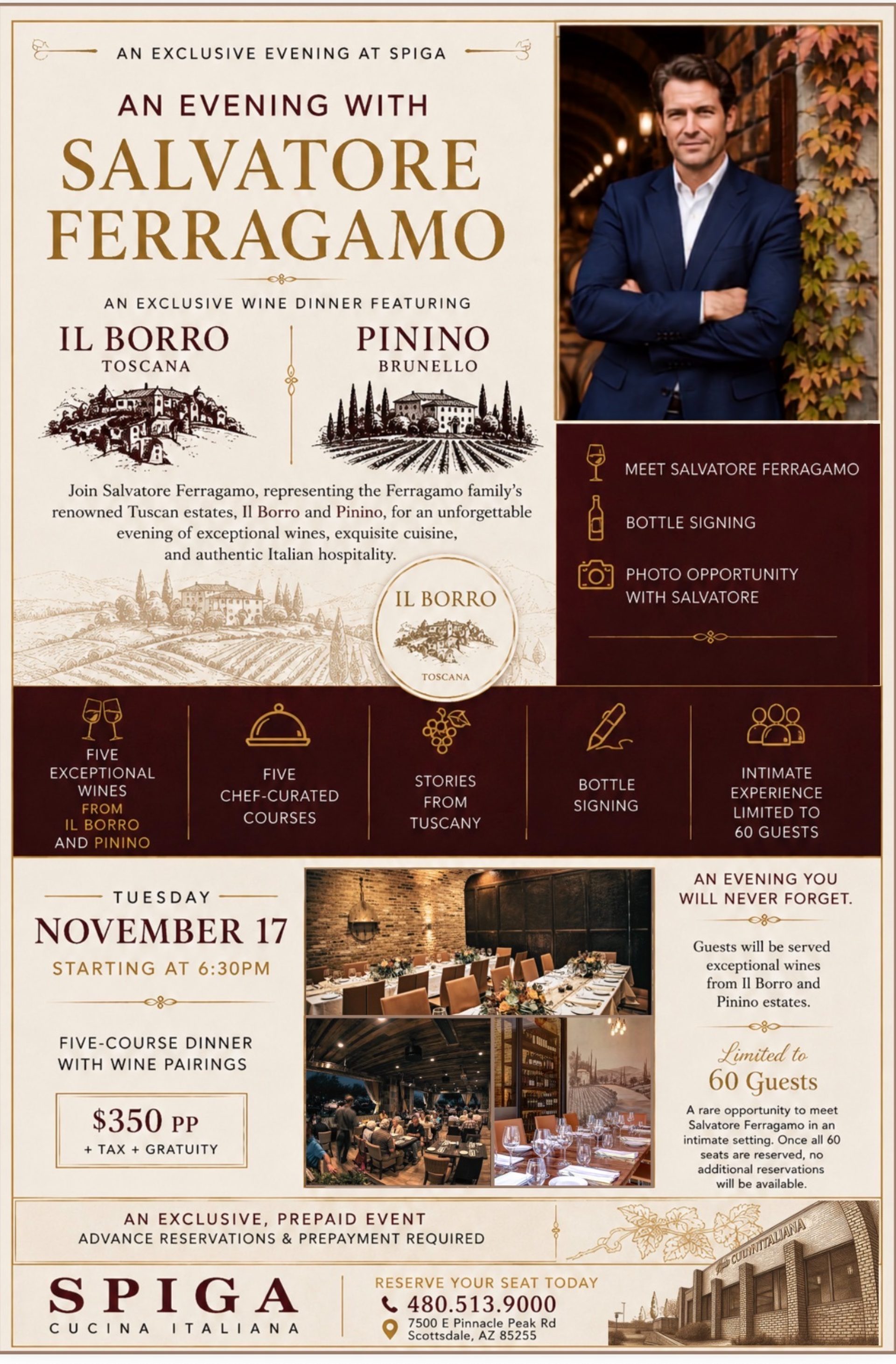 An Exclusive Evening with Salvatore Ferragamo