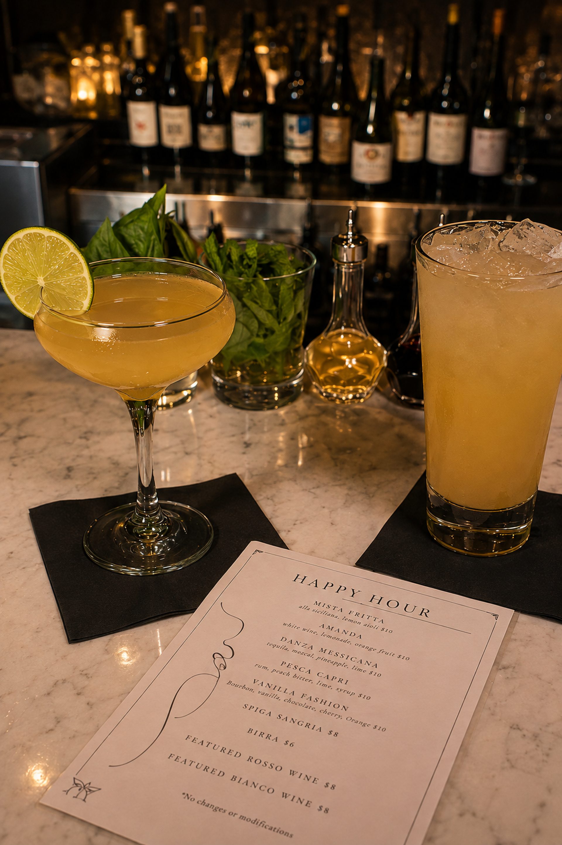 Dine to the music in the Bar and Main Dining room