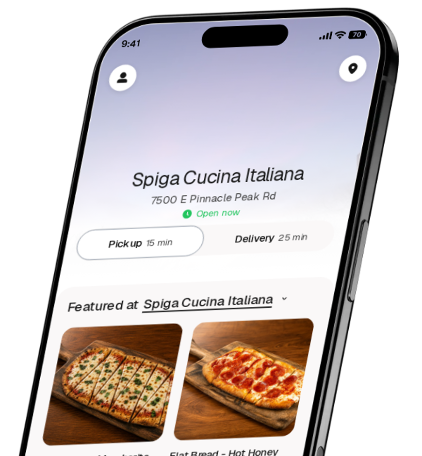 Spiga Cucina Italiana app preview