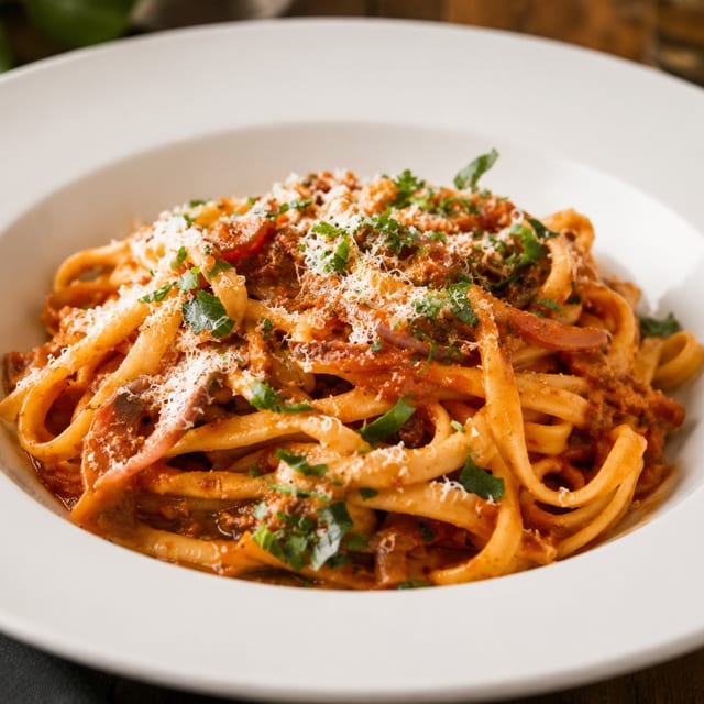 Bucatini All'Amatriciana.