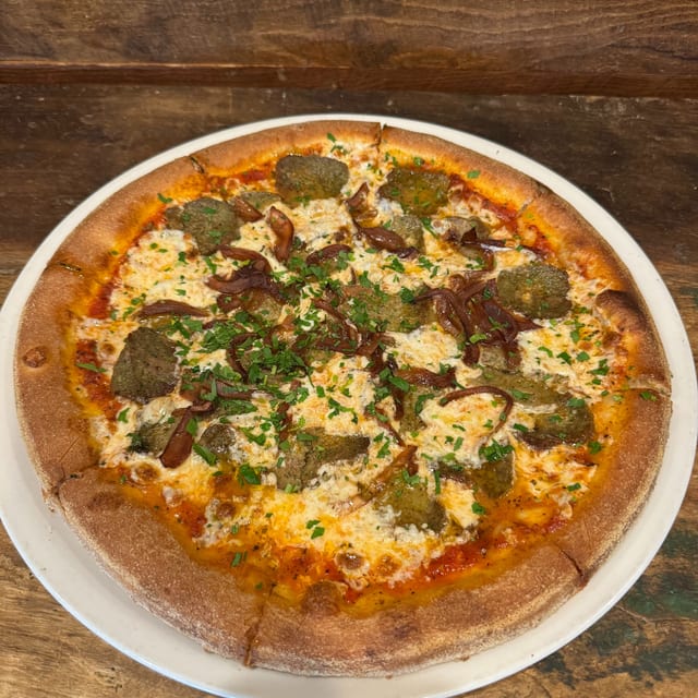 Polpette Pizza.