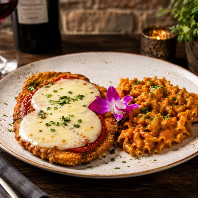 Pollo (Chicken) Parmigiana.