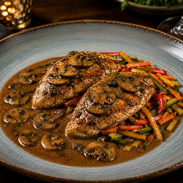 Chicken Marsala.