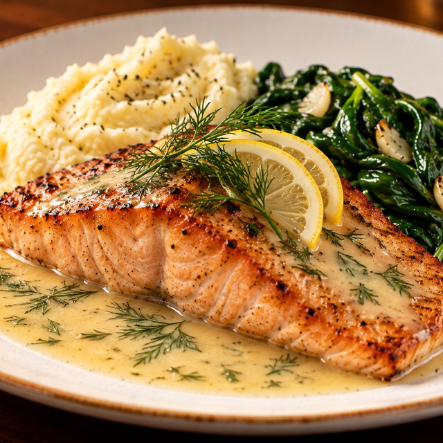 Salmone in Padella.