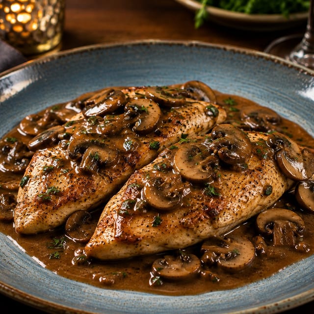 Chicken Marsala.