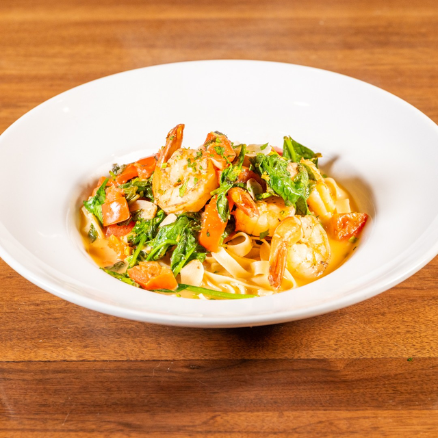 Tagliatelle Gamberi (Shrimp).