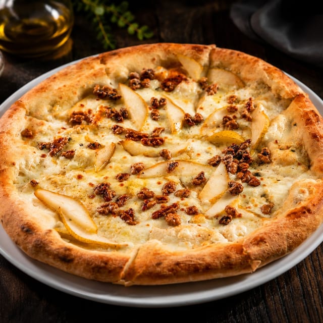 Gorgonzola Pizza.