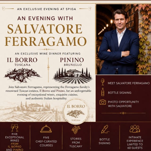 An Exclusive Evening with Salvatore Ferragamo