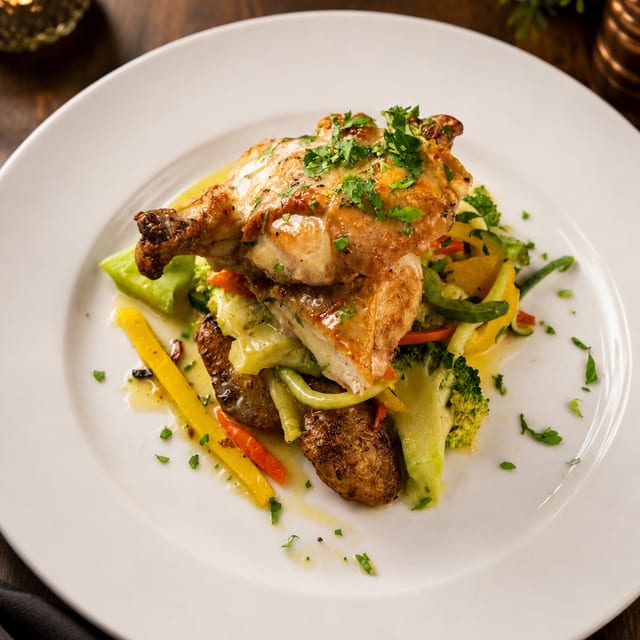 Pollo Arrosto  (Airline Chicken).