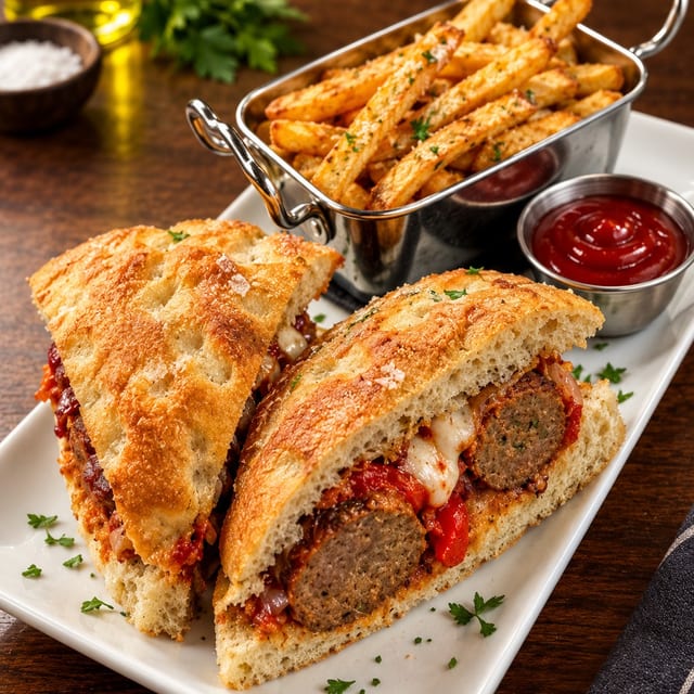 Polpette (Meatball) Sandwich.