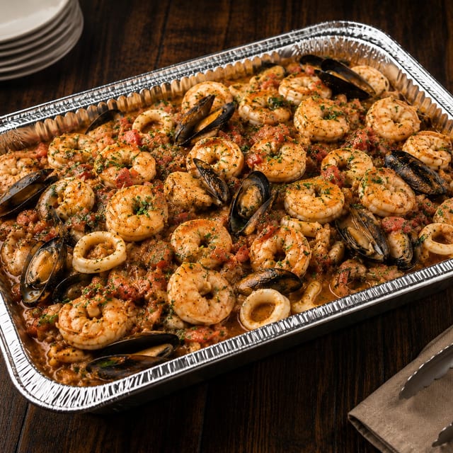 Family Style - Linguini Nero (Mild Spice).