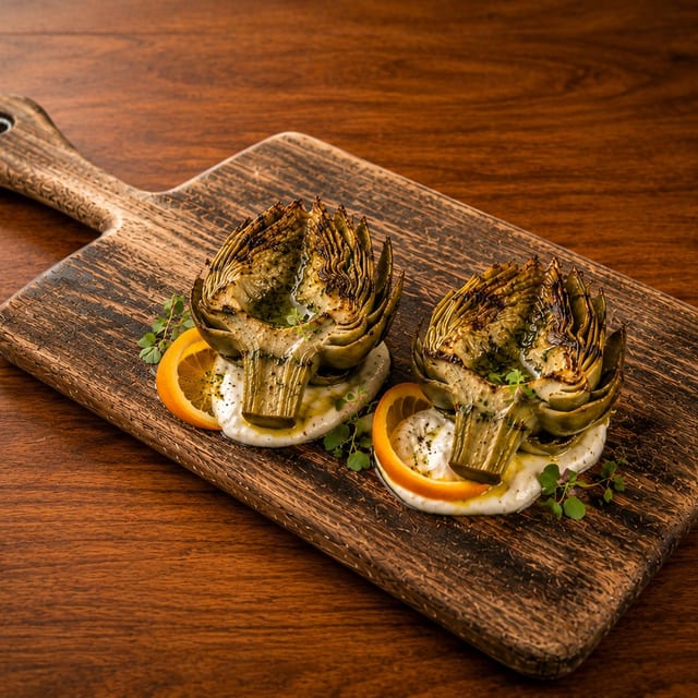 Grilled Artichoke.